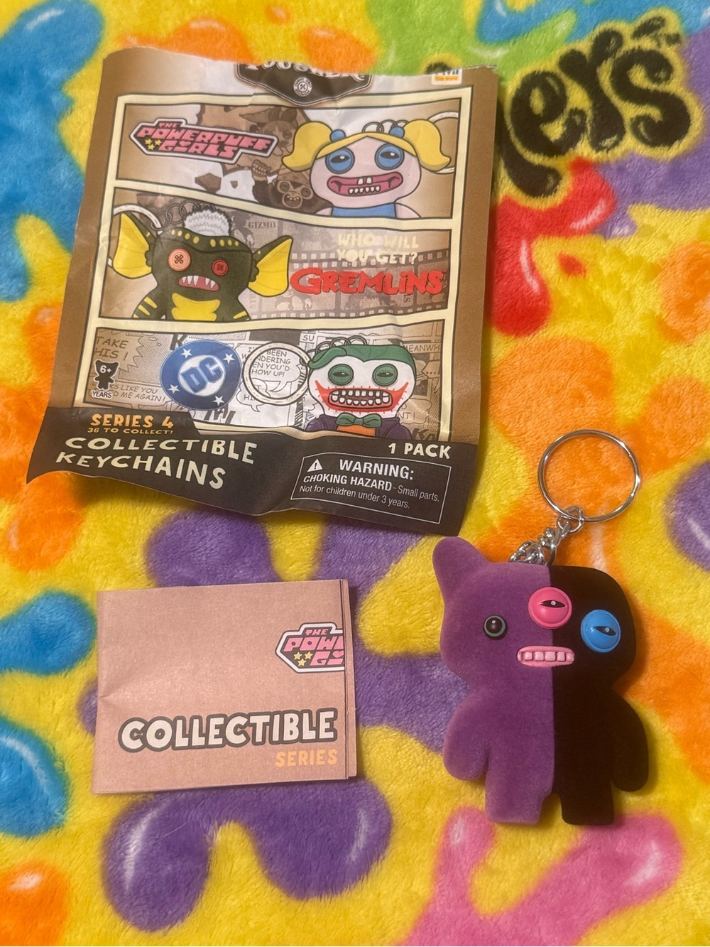 Bnwp fuggler series 4 keychain FUZZY CATCH ME quick ship